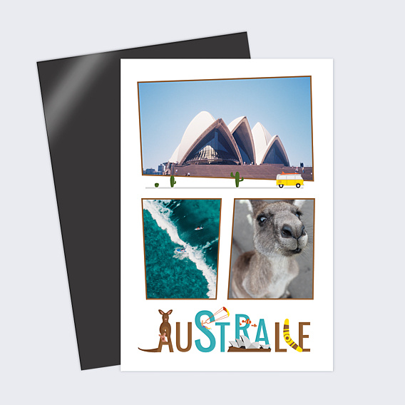 Carte Postale Typographie Australie