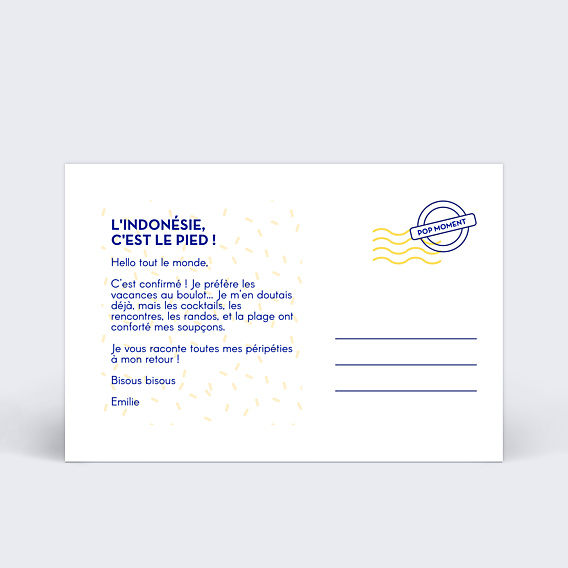 Carte Postale Ça bosse dur