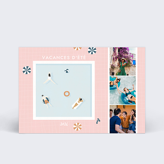 Carte Postale Pool