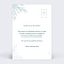Carte Postale Flocons Bleus