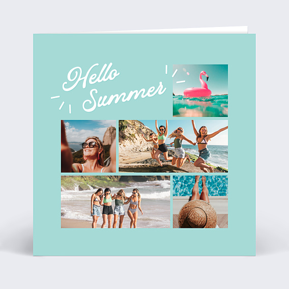 Carte Postale Hello Summer