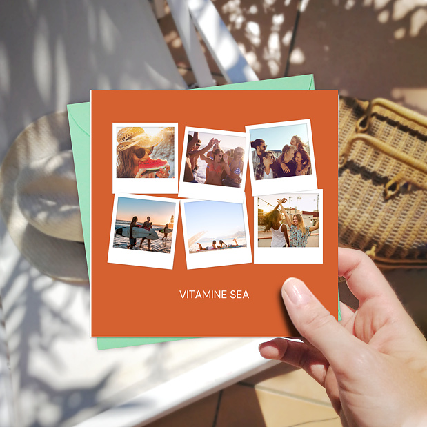 Carte Postale Polaroïd Couleurs