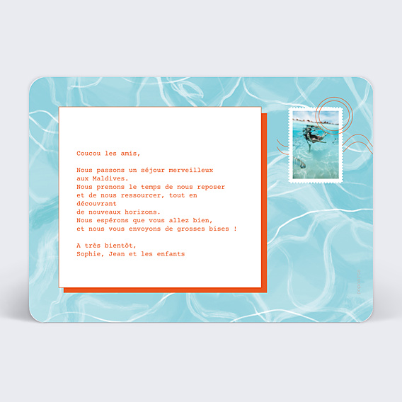 Carte Postale Fond Mer
