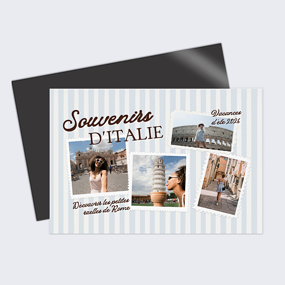 Carte Postale Multi-timbres