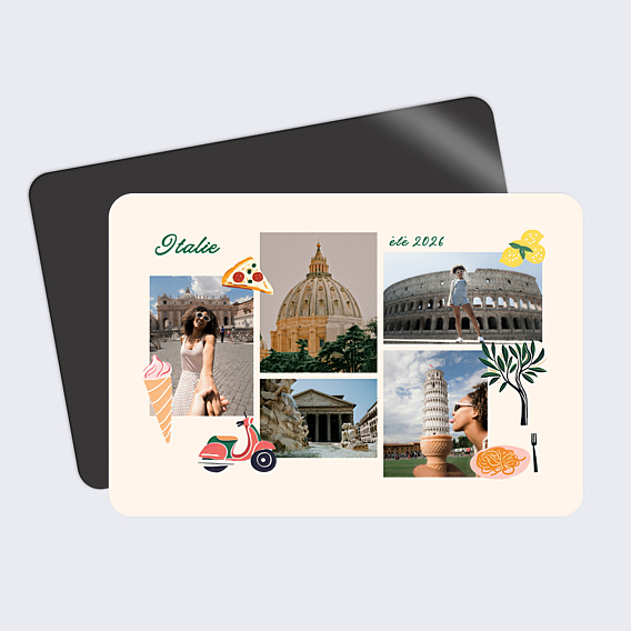 Carte Postale Pêle Mêle Italie