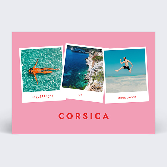 Carte Postale Souvenirs Polaroïdes
