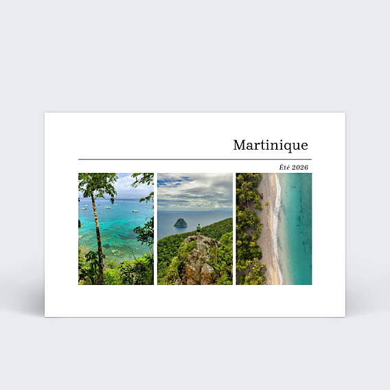 Carte Postale Triptyque Éditorial