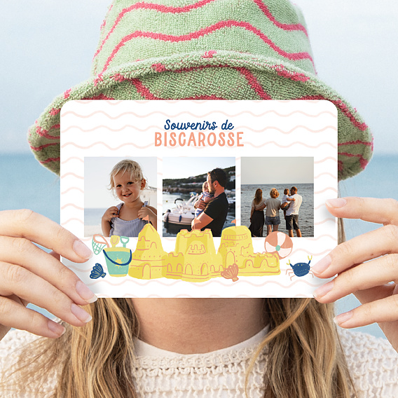 Carte postale Château de Sable Après 1