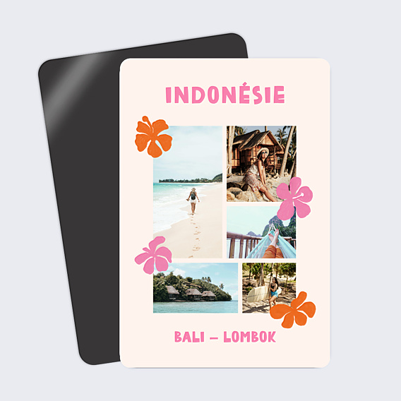 Carte Postale Fleurs d'Hibiscus