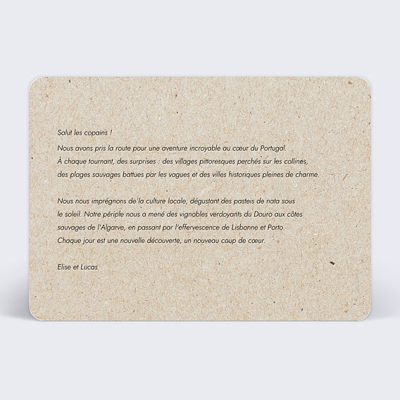 Carte Postale Champêtre Kraft