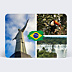 Carte Postale Drapeau Brésil