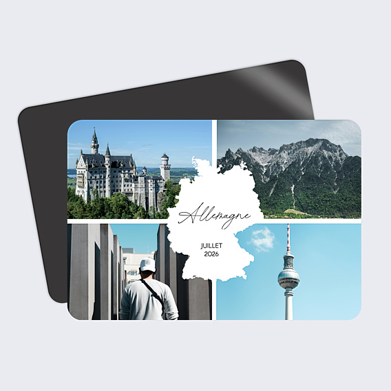 Carte Postale Étiquette Allemagne