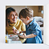 Carte postale Chic Printemps Intérieur Gauche