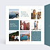 Carte postale Multi Photos Pastel Intérieur Gauche