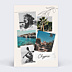 Carte Postale Collage de Voyage