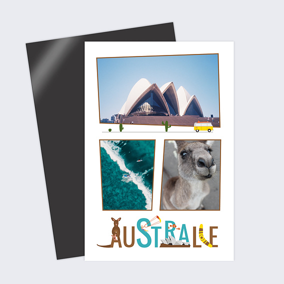 Carte postale Typographie Australie