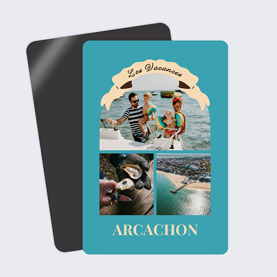Carte postale Bandeau Vacances