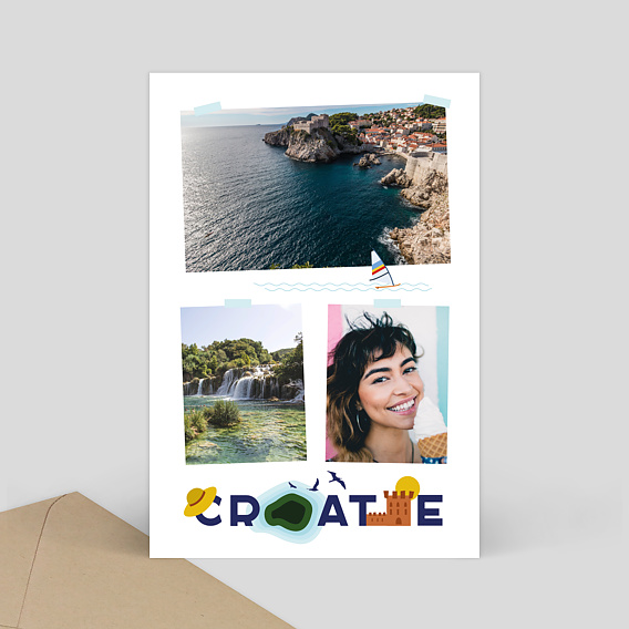 Carte Postale Croatie