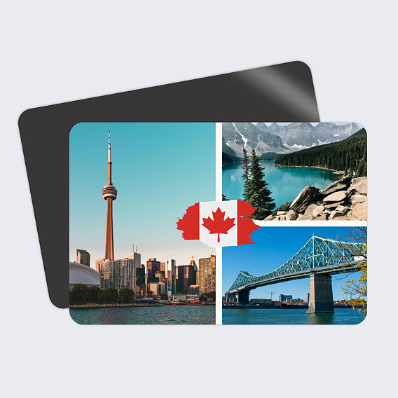 Carte postale Drapeau Canada