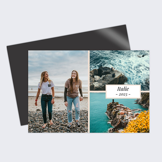 Carte postale Etiquette poudrée