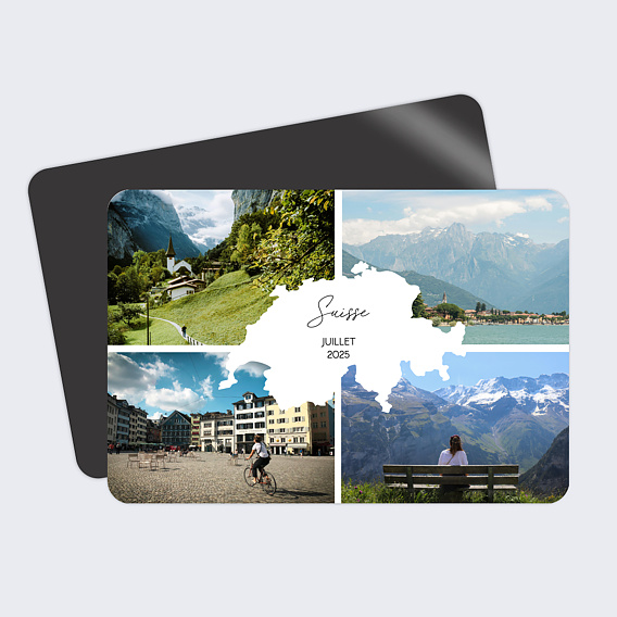 Carte postale Étiquette Suisse