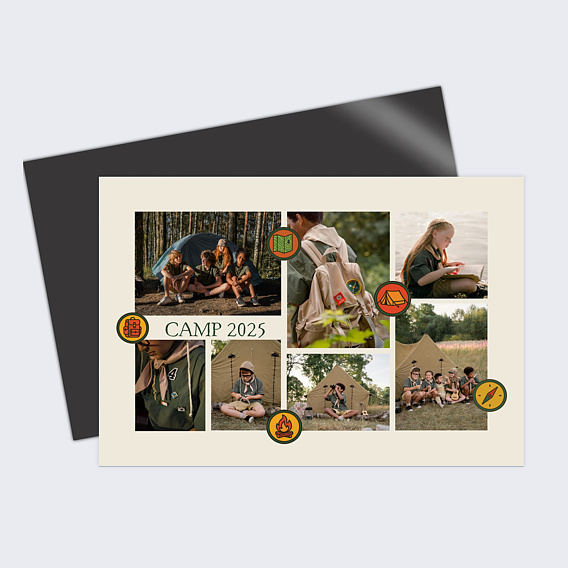 Carte postale Insignes Scouts