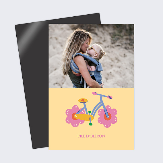 Carte postale Marylou Chalon x Popcarte - Vélo