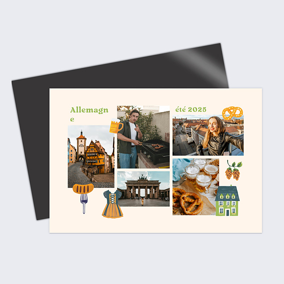 Carte postale Pêle Mêle Allemagne