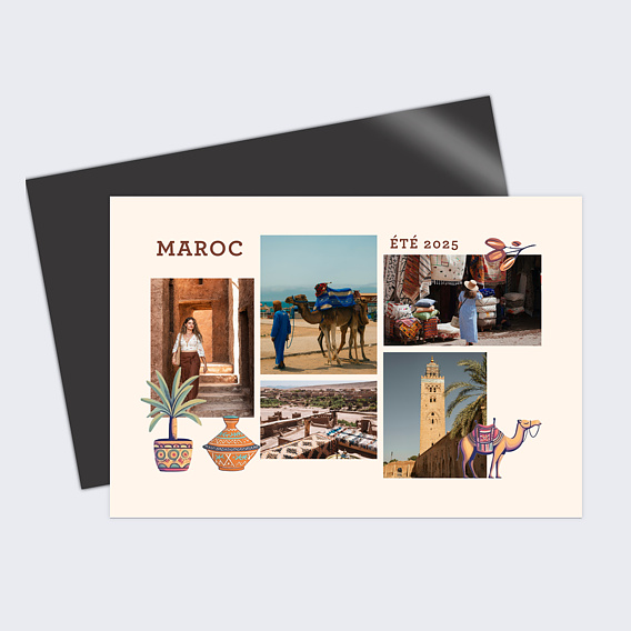 Carte postale Pêle Mêle Maroc