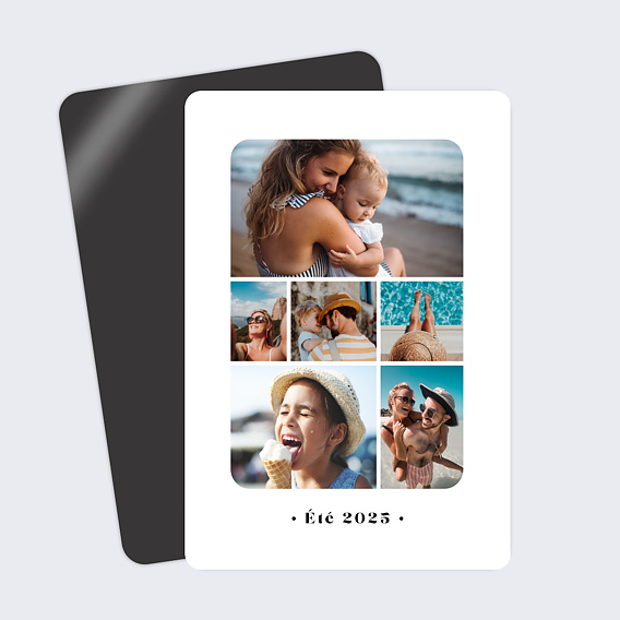 Carte postale Pêle-Mêle Minimaliste