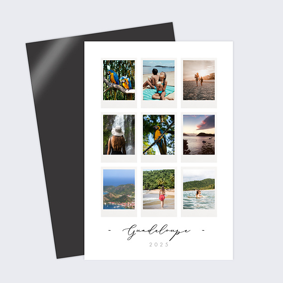 Carte postale Pêle-Mêle Polaroid