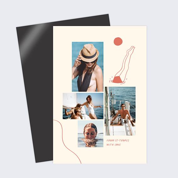 Carte postale Plongeon