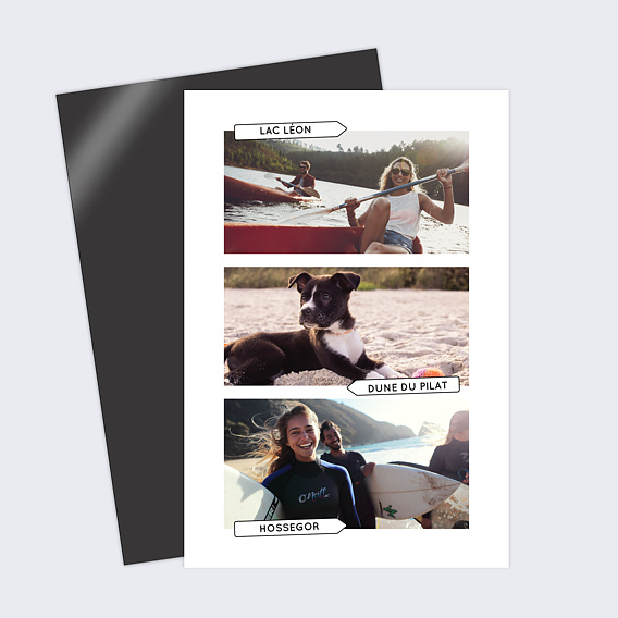 Carte postale Roadtrip pancartes