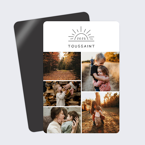 Carte postale Soleil Couchant Automne