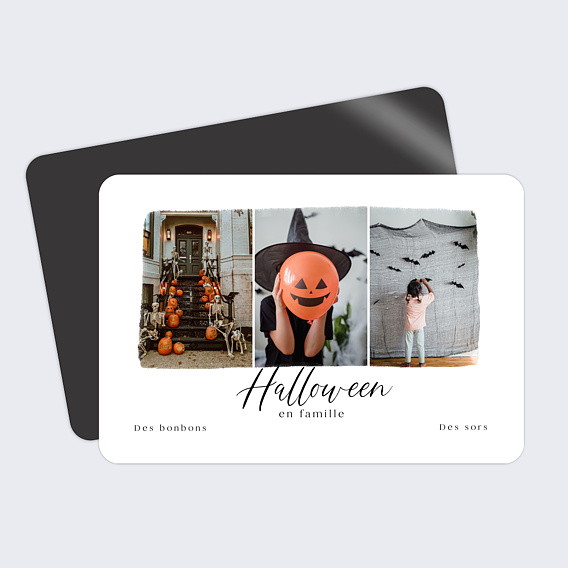 Carte postale Triptyque Halloween