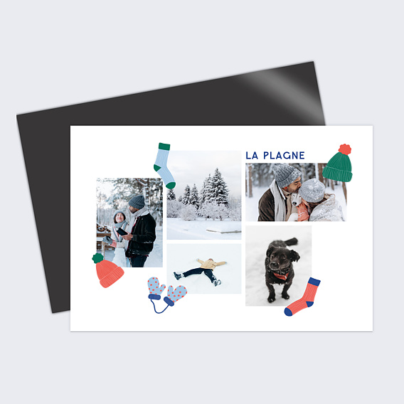 Carte postale Vêtements d'Hiver