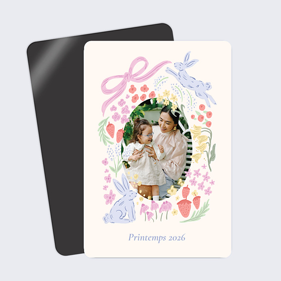 Carte Postale Couronne printanière