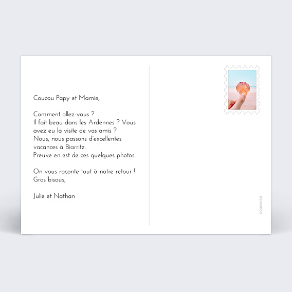 Carte Postale Multiphoto 3 verticale