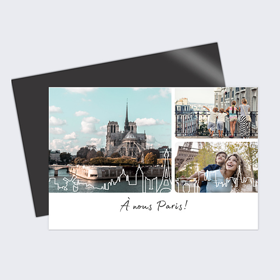 Carte Postale Skyline Paris