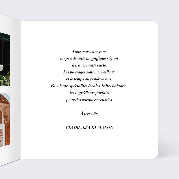 Carte Postale Terre Cuite Intérieur Droit