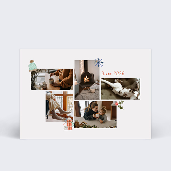 Carte Postale Notre Hiver