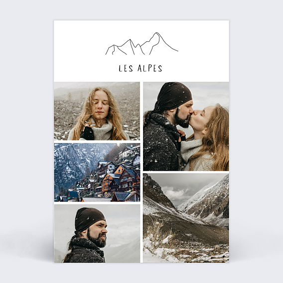 Carte postale Montagnes