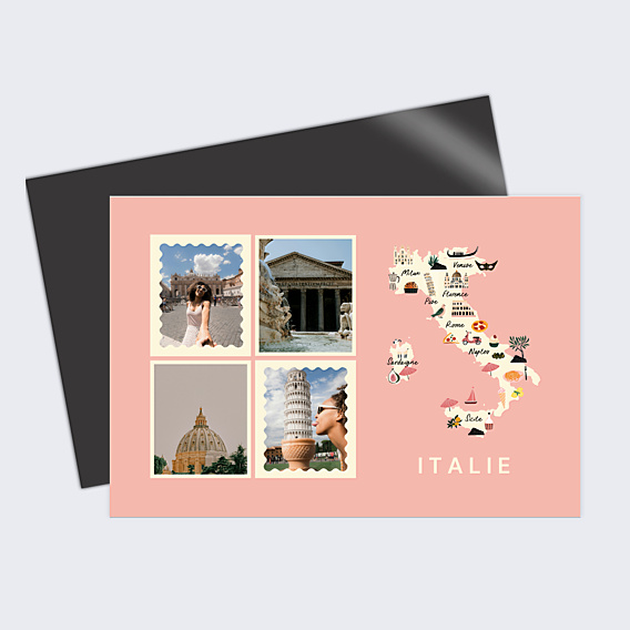Carte Postale Maps Italie