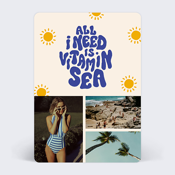Carte postale Vitamin Sea