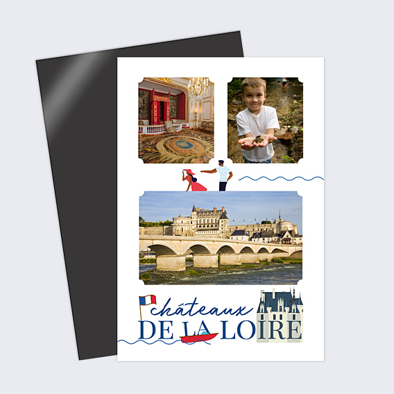 Carte Postale Châteaux de la Loire