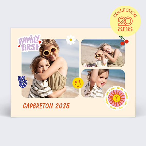 Carte postale Stickers