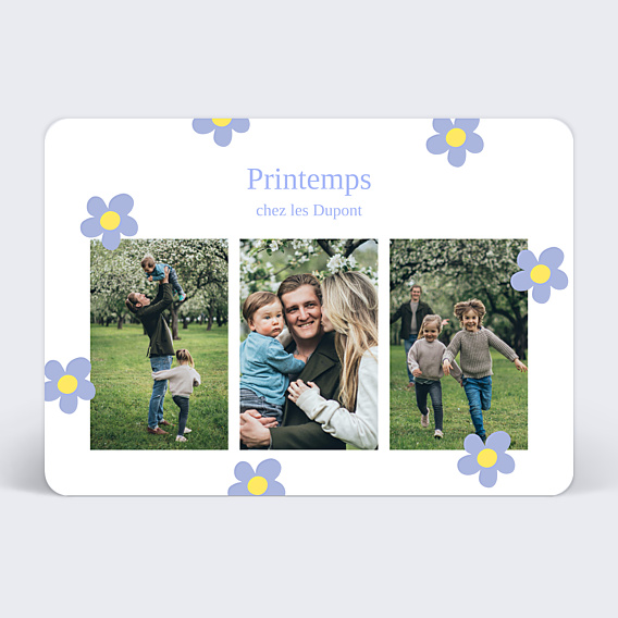 Carte postale Flowers Party