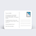 Carte Postale Multiphotos 4 Photos Hiver