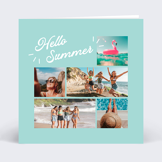 Carte postale Hello Summer