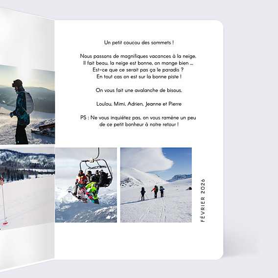 Carte Postale Photo Carte Postale Hiver